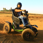 EZRaider Access ATV 4WD Scooter on Sand